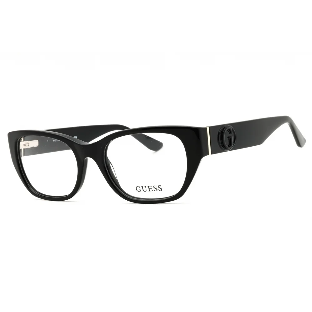 NWT Guess GU50304 Black Rectangle 52mm Eyeglasses
